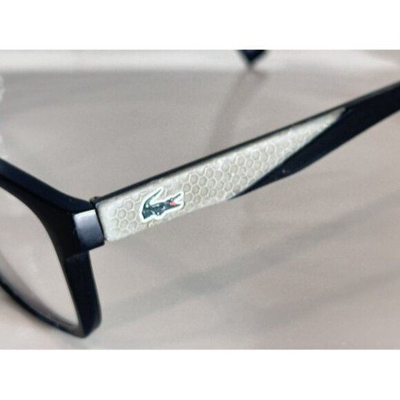 Lacoste Eyeglass Frames 54-17-150 Black L2862 Preppy Alligator Rectangular Izod - Picture 6 of 7